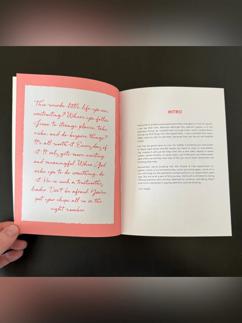 Jen Hatmaker Simple & Free Christian Guided Journal + Inspirational Dish